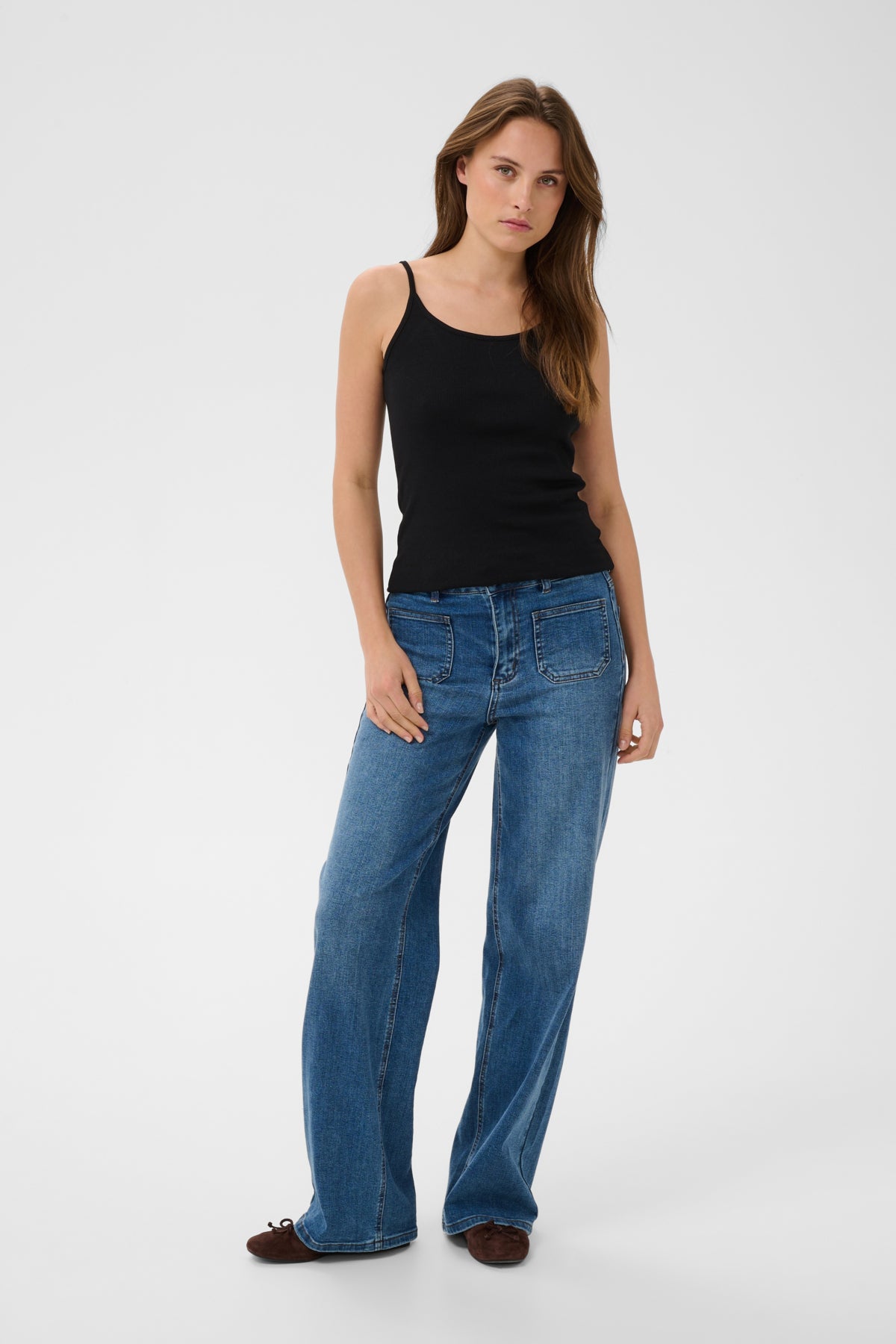 Kaffe Clothing KAcarna Strap Top Black