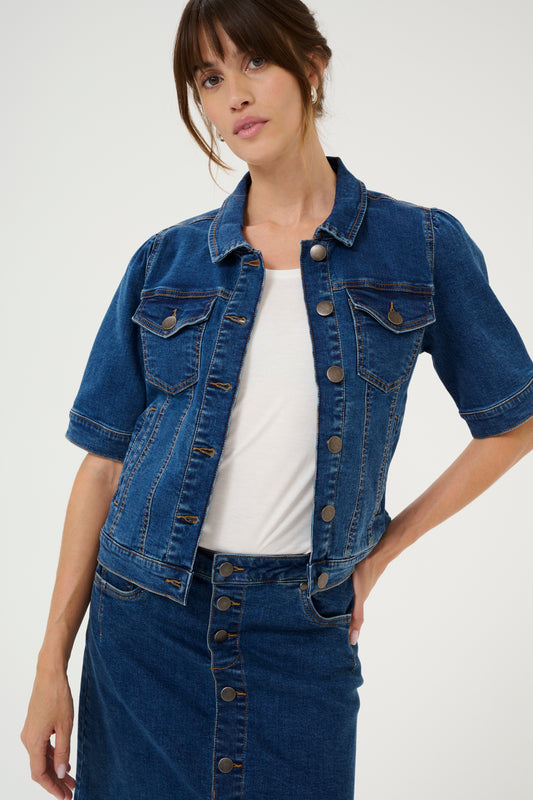 Culture CUdeva Ami Jacket Medium Blue Wash