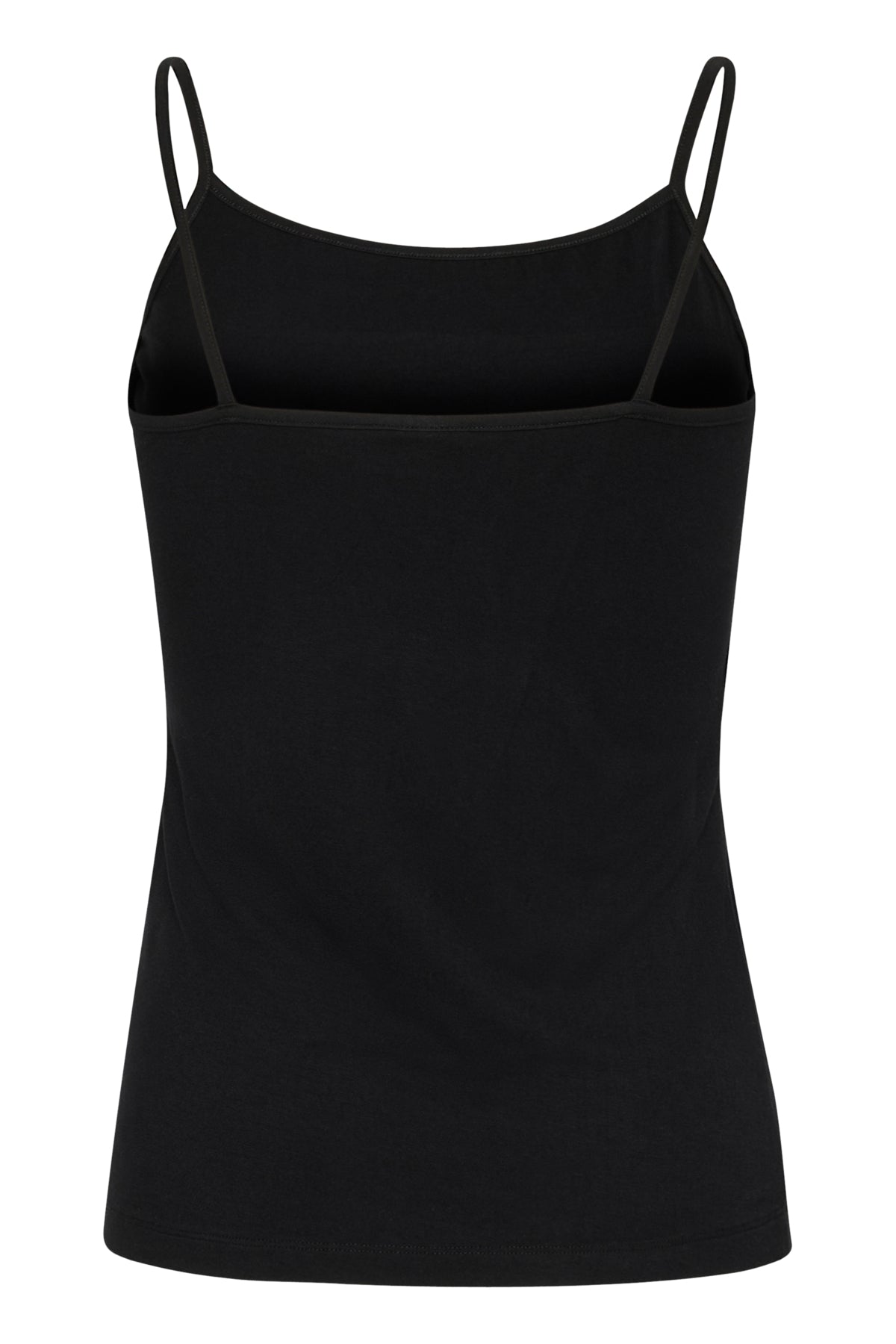Kaffe KAfrida – Sort tettsittende singlet med smale stropper