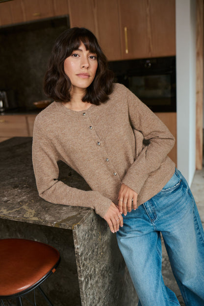 KAniel Knit Cardigan Toasted Coconut