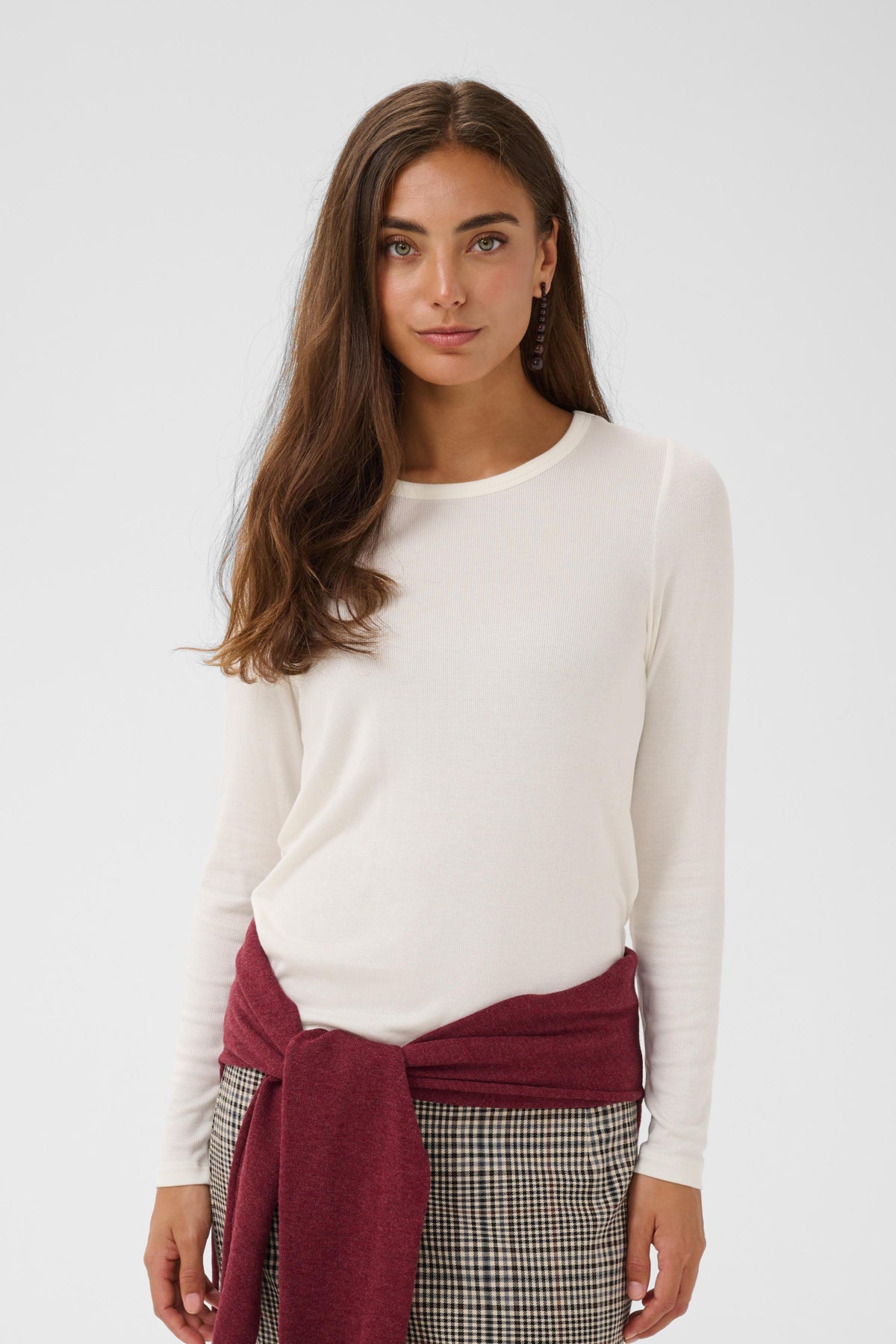 Culture CUnia Juliet LS T-Shirt White
