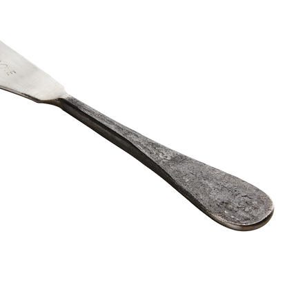 Affari ODIN smørkniv, sett med 4, svart/sølv