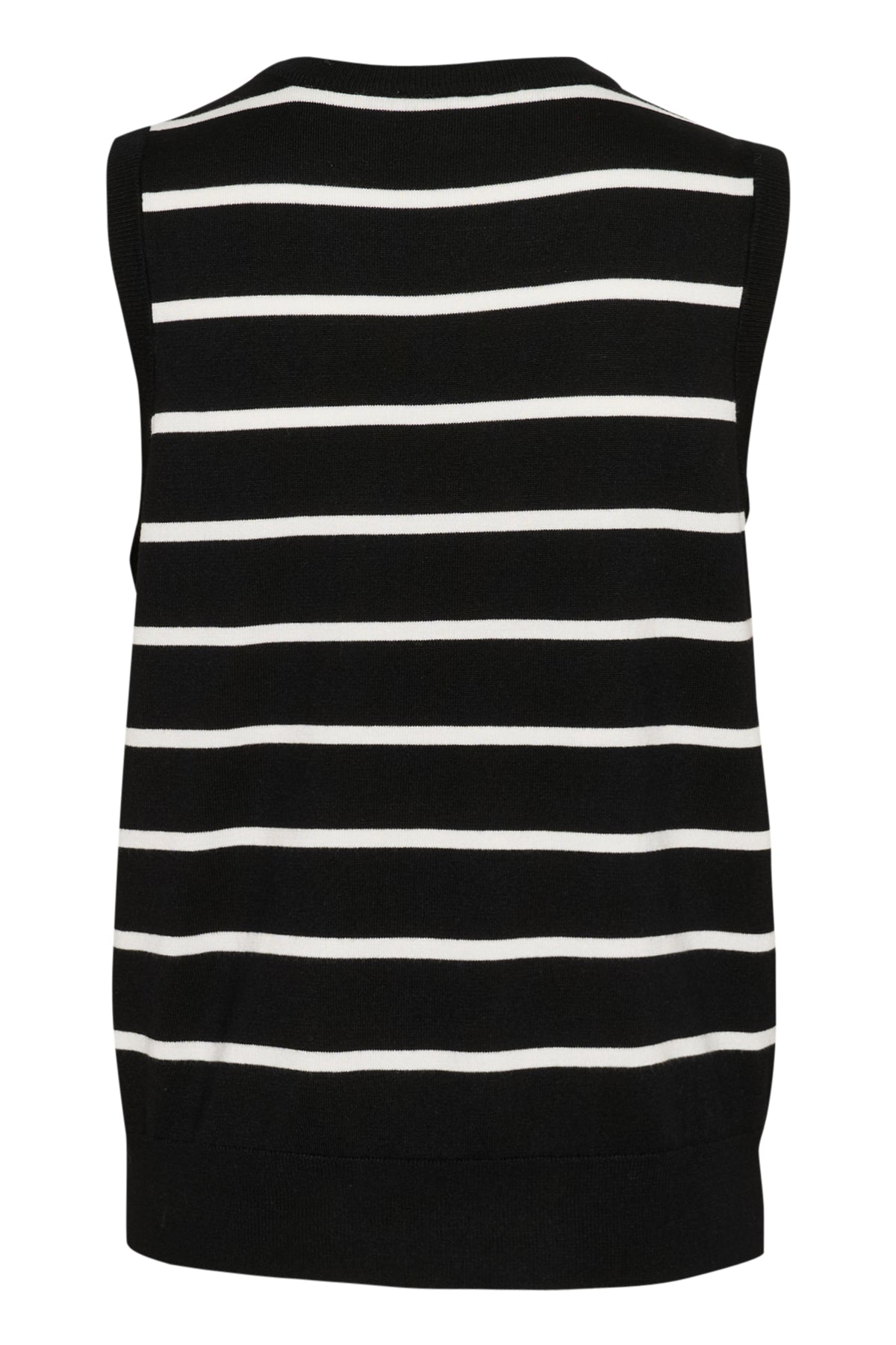Kaffe Clothing KAlizza Striped Slipover Black/Chalk Stripe