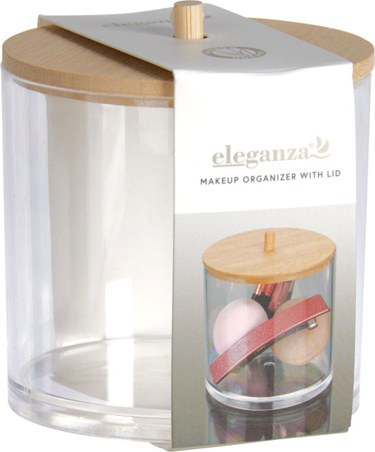 Makeup organizer 9,5x9,5cm PS m/lokk FSC 100%