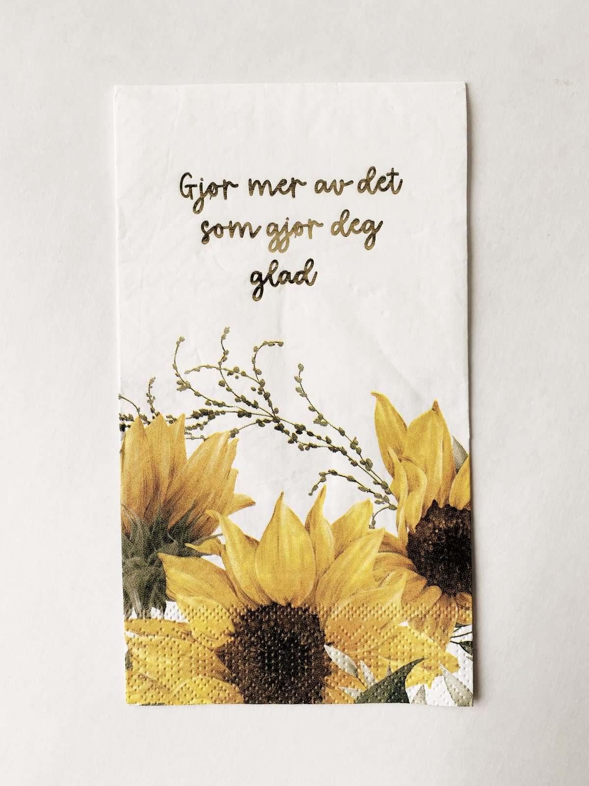 Trend Design Serviett buffet «det som gjør deg glad»