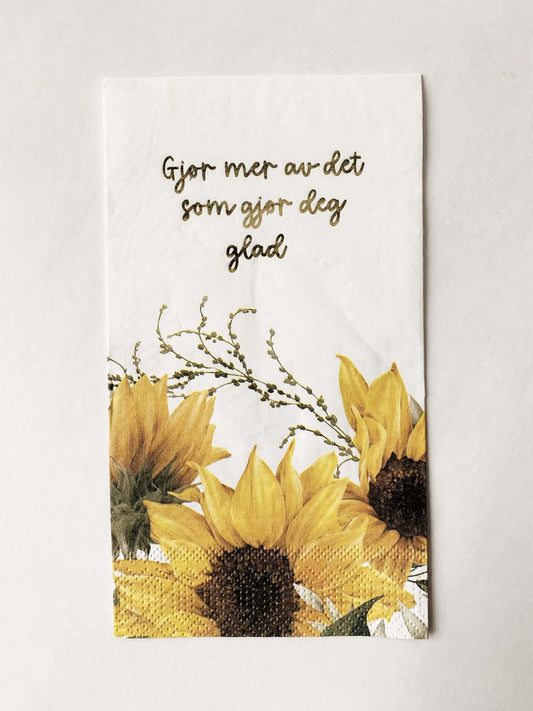 Trend Design Serviett buffet «det som gjør deg glad»
