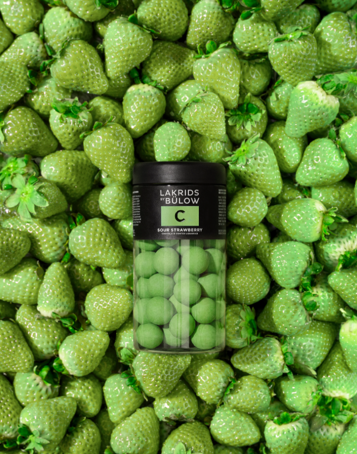 Lakrids by Bülow C Sour Strawberry 295g