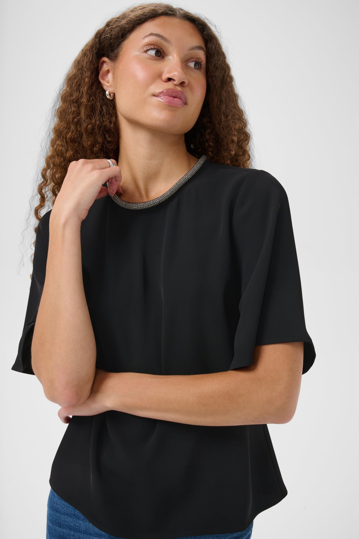 Kaffe Clothing KAalia Blouse Black Deep