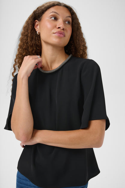 Kaffe Clothing KAalia Blouse Black Deep