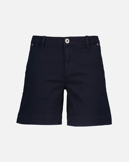 Floyd Margareth – Marineblå shorts i bomull med stretch