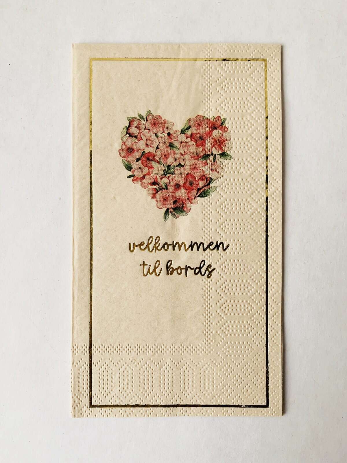 Trend Design Serviett buffet Blomsterhjerte