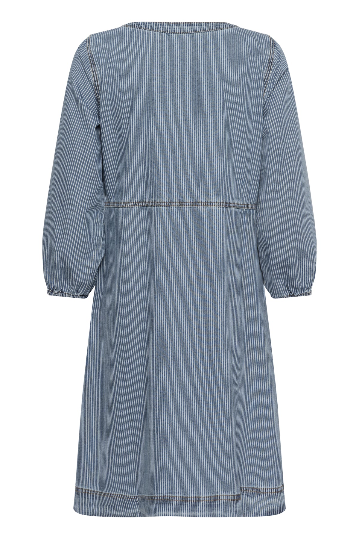 Culture CUayna 3/4 Sleeve Dress Blue/White Stripes