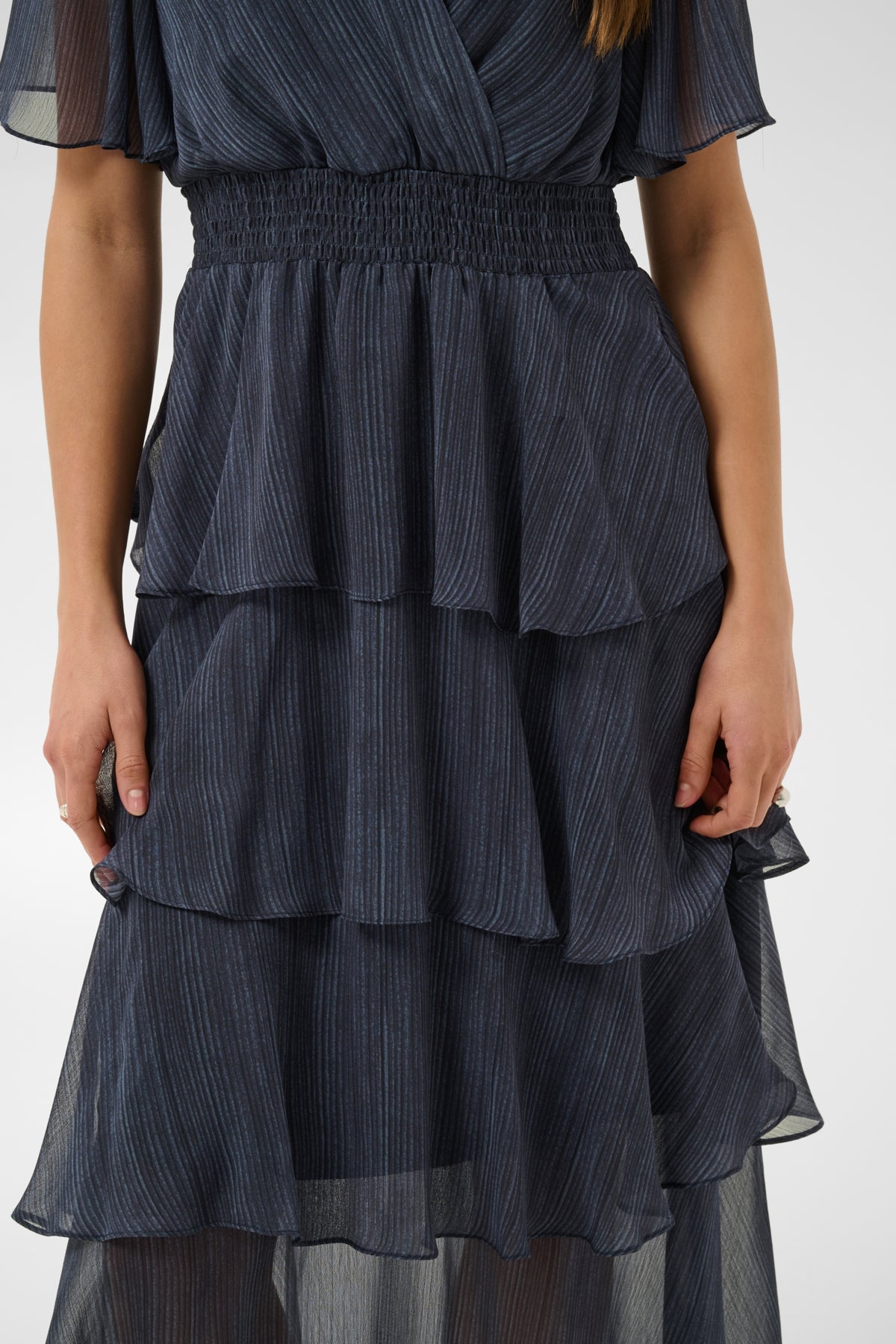 Kaffe Clothing KAlouisa Dress Blue Blurry Stripes