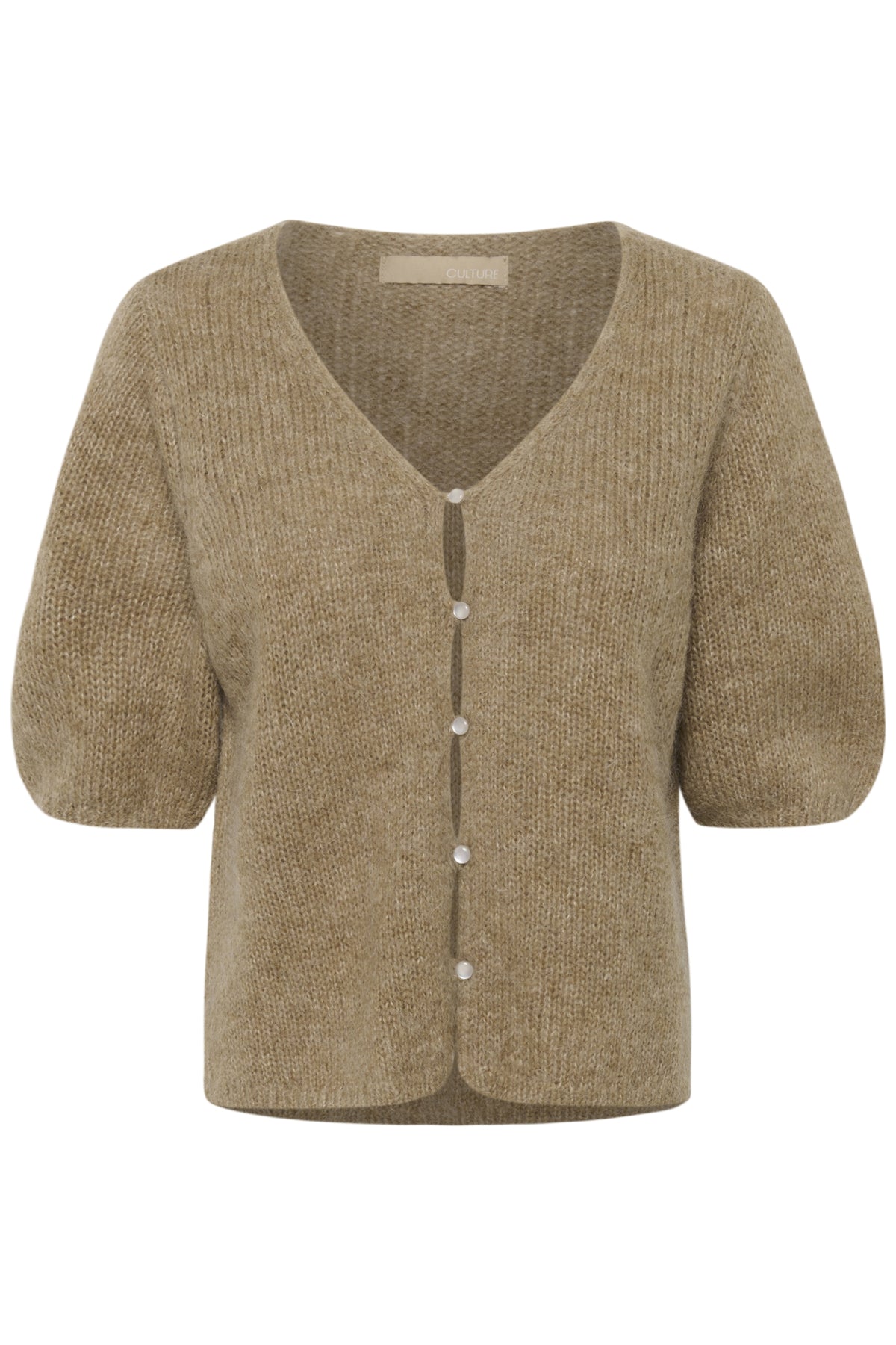 Culture CUcemilie SS Cardigan Dune Melange