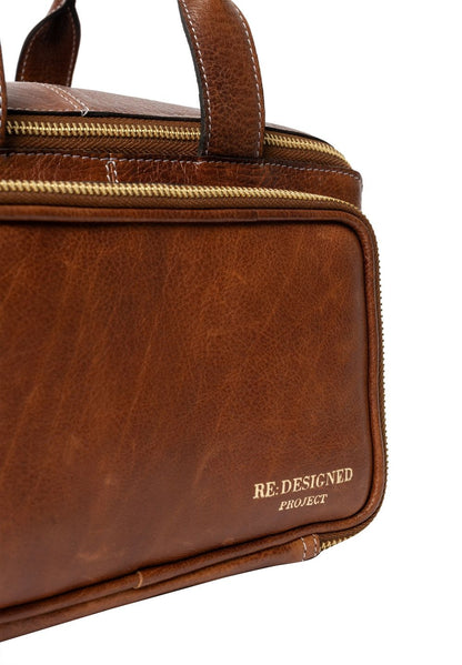 RE:Designed Strikkeveske Project P039 Walnut/Gold