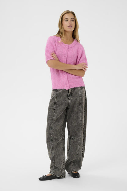 Kaffe Clothing KAemelie Cardigan Pink Power Melange