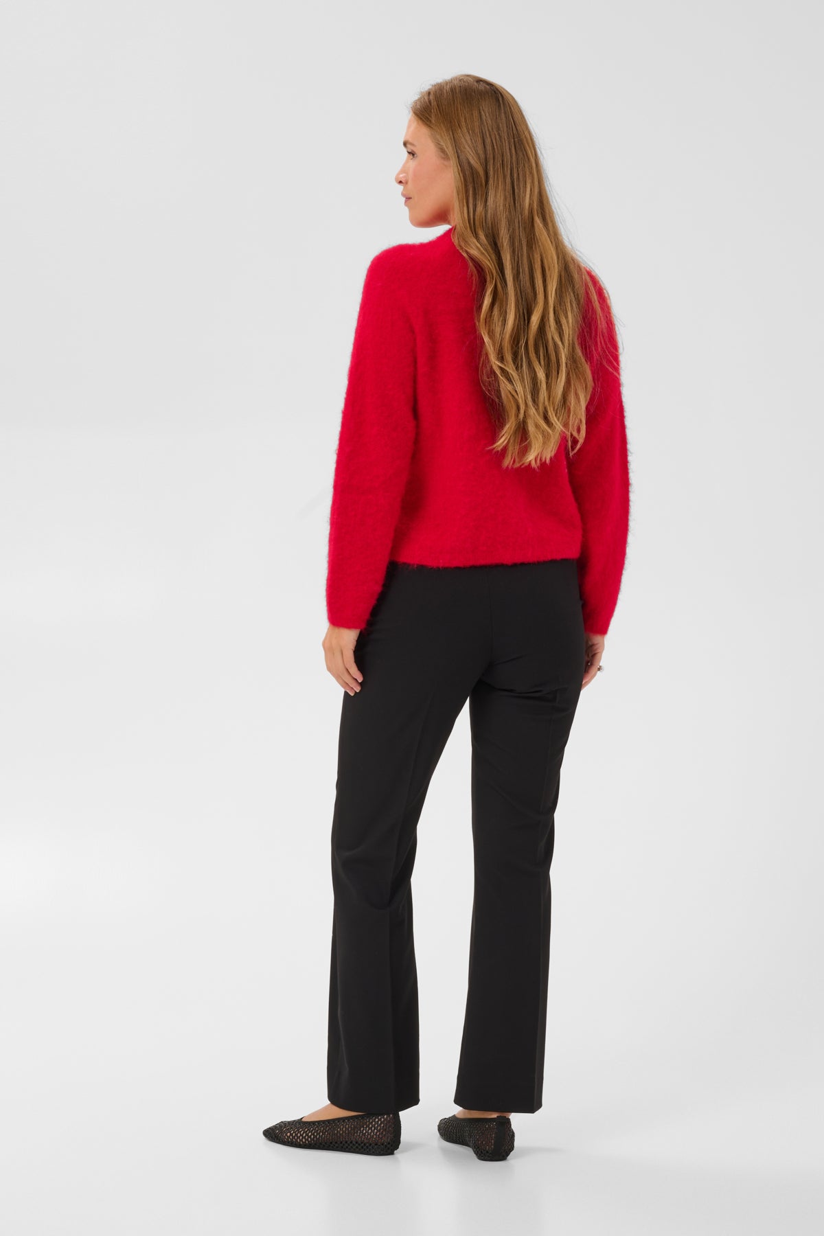 Kaffe Clothing KAjordan Strikkegenser Crimson
