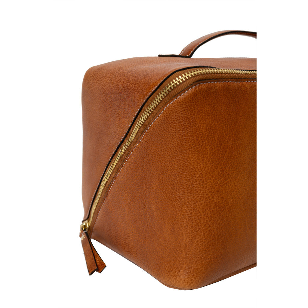 RE:DESIGNED Prosjekt 9 (Liten) Burned Tan/Gold 100% Skinn