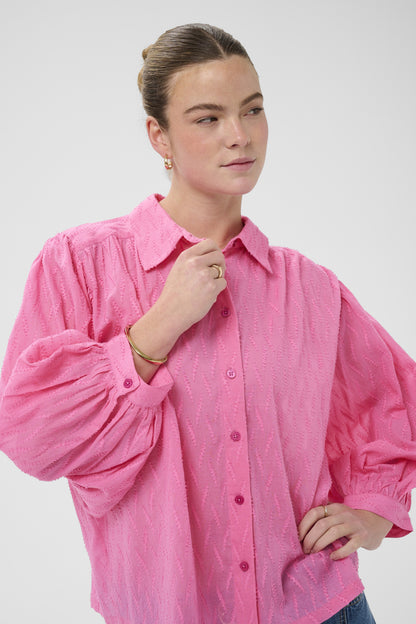 Kaffe Clothing KAgabriela Shirt Pink Power