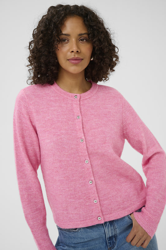 KAniel Knit Cardigan Pink Power Melange
