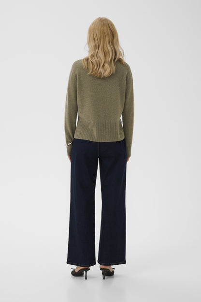 Culture CUtaia Arrow Pullover Green Melange