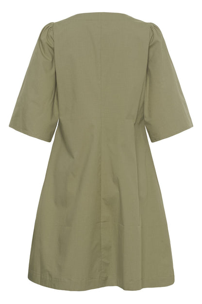 Culture CUbendine Dress - Dusky Green