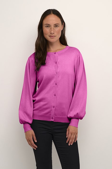 Kaffe Clothing KAlizza Cardigan Festival Fuchsia