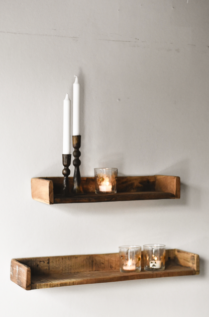 Trend Design Vegghylle i resirkulert tre b 45 cm/dybde 15cm