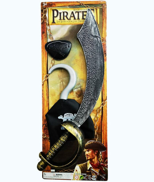 PIRAT - SVERD M/KROK OG ØYELAPP
