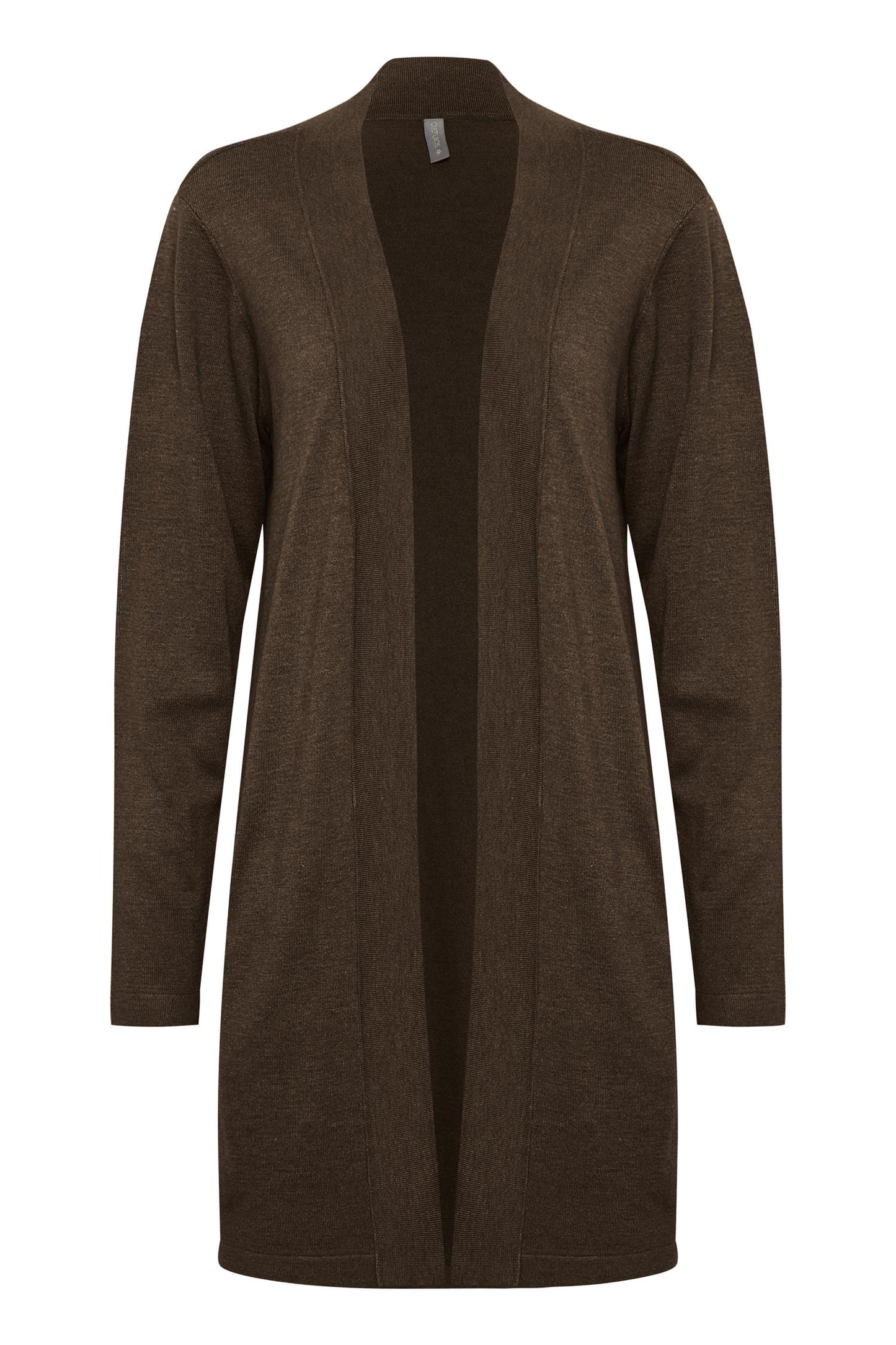 Culture CUannemarie Long Cardigan Demitasse Melange