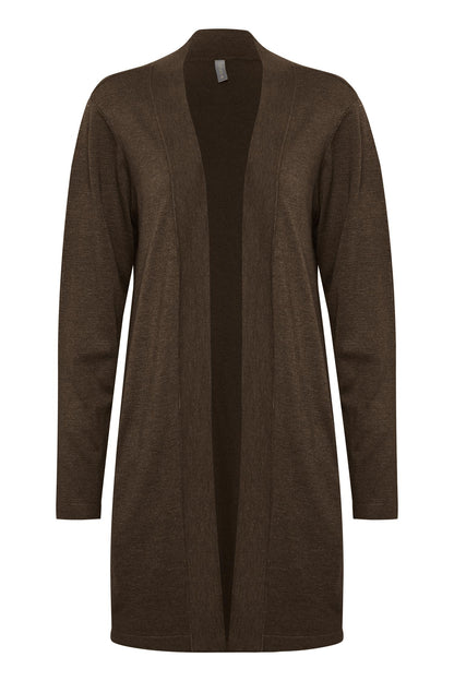 Culture CUannemarie Long Cardigan Demitasse Melange