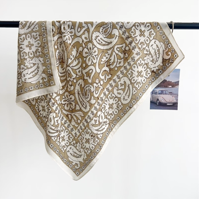 Silkeskjerf Bandanas - Taupe