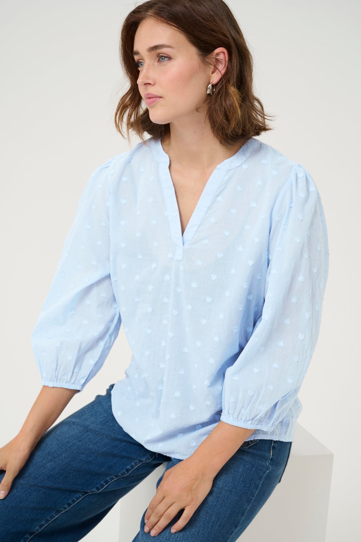 Kaffe Clothing KAjollia Blouse Soft Chambray