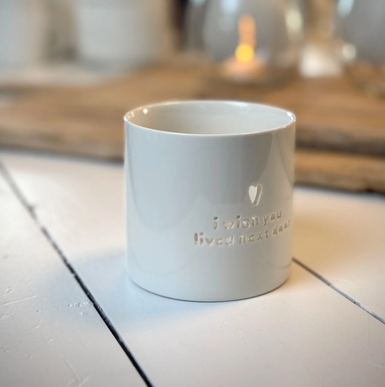 Sögne Home Lykt Hvitt "I Wished You Lived Next Door"