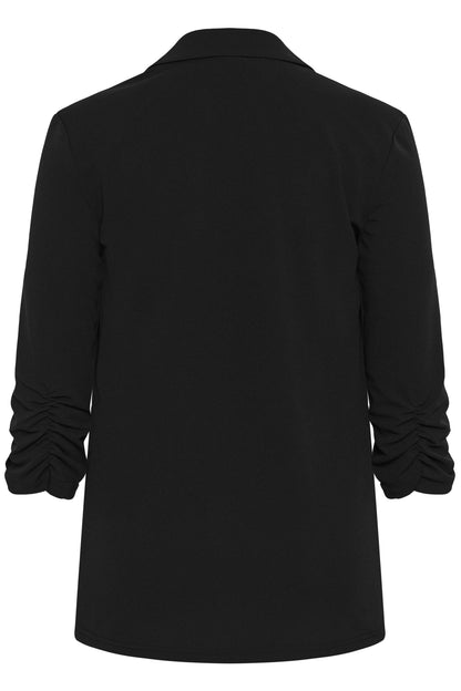 Kaffe KAphoebe – Sort blazer med 3/4-ermer