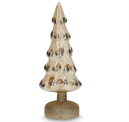 Alot Glassjuletre glitter LED 29 cm