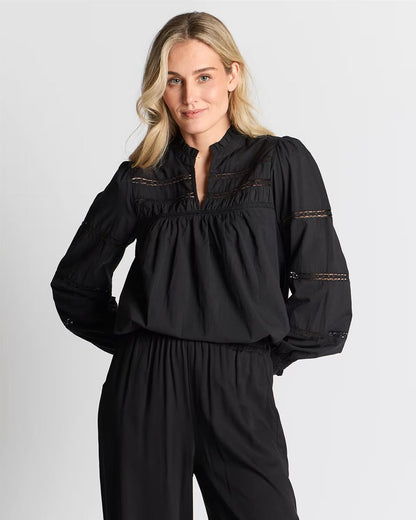 Floyd Donella Bluse Sort
