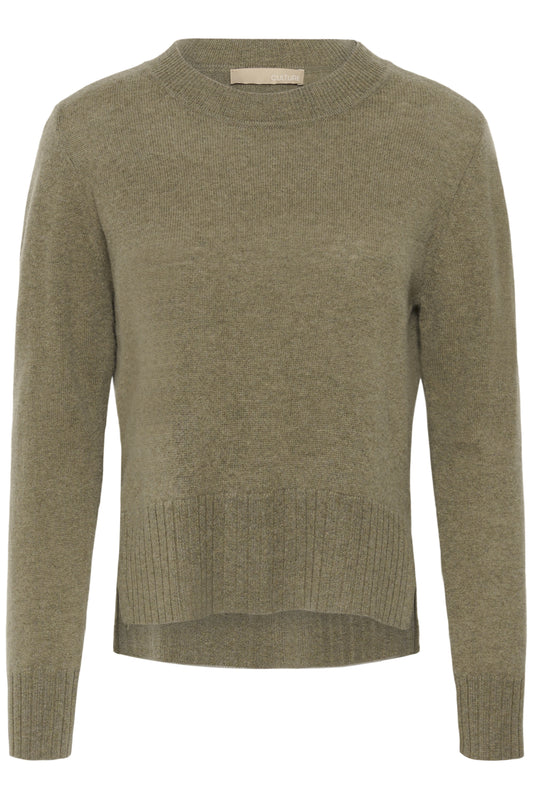 Culture CUtaia Arrow Pullover Green Melange