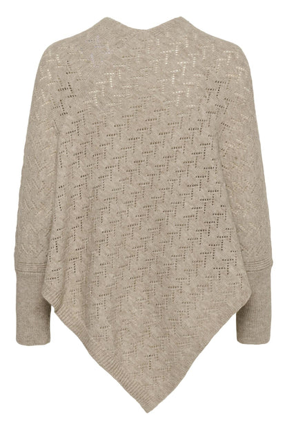 Kaffe Clothing KAoline Poncho Gray Melange