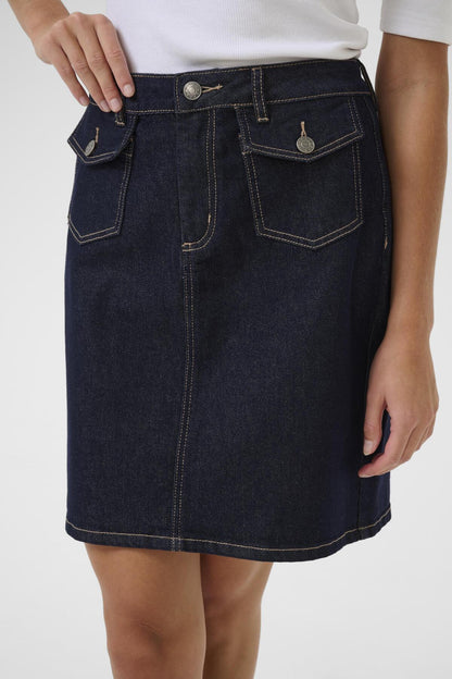 Kaffe Clothing KArory Skirt Unwashed Blue Denim