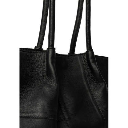 RE:DESIGNED Skinnveske Mane Small Black 100% Skinn