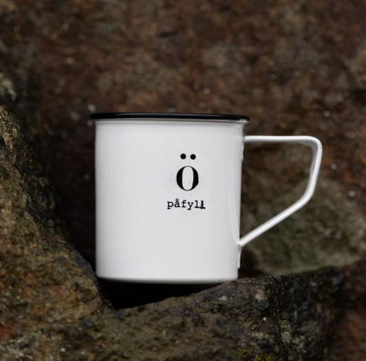 Sögne Home Emaljekopp "Påfyll" Stor