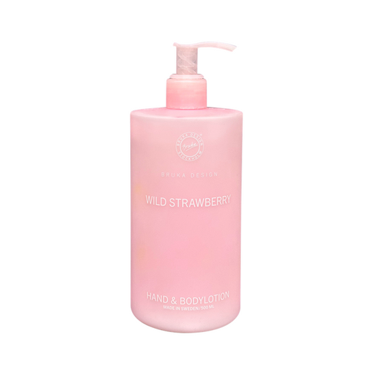 Bruka Design Hand & Body Lotion Wild Strawberry 500ml Hvit