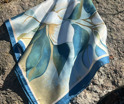 Nora Norway Scarf Summer Lily Blue