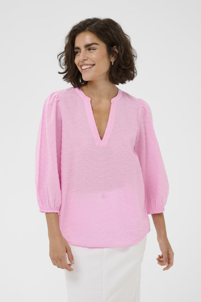 Kaffe Clothing KApenelope Blouse Pink Frosting