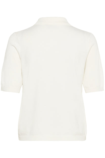 Kaffe Clothing KAlizza Basic Polo Pullover Chalk