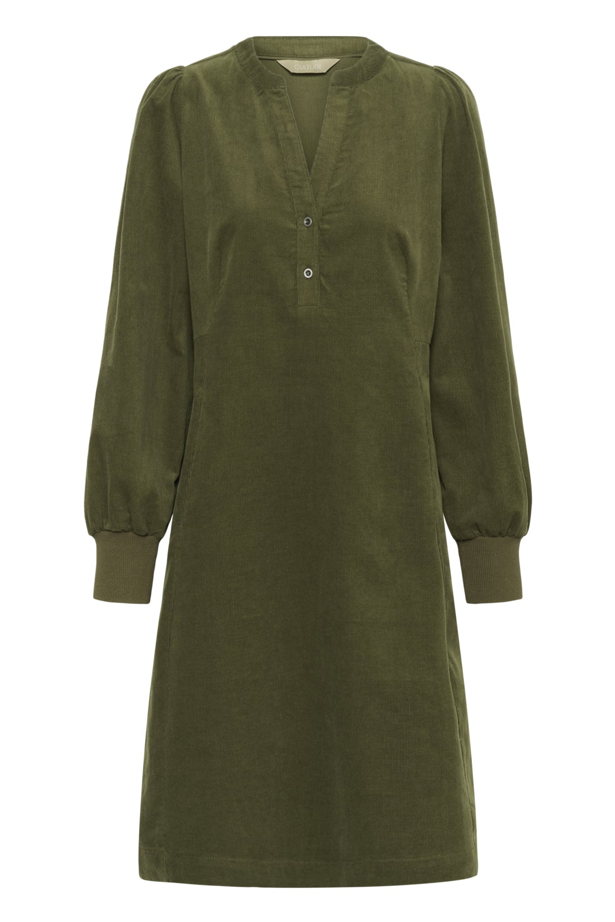 Culture CUula Rhaena LS Dress Burnt Olive