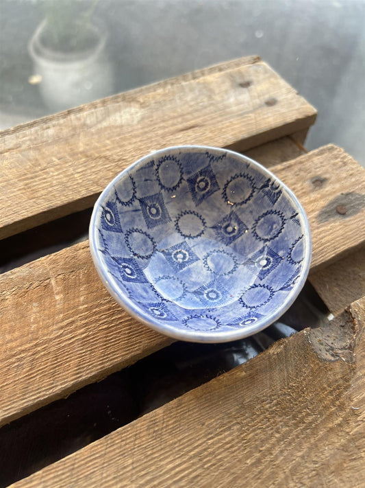 Wonki Ware Liten Skål Mørkeblå 7,5 Cm