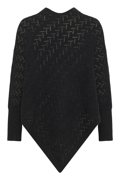 Kaffe Clothing KAoline Poncho Black Deep
