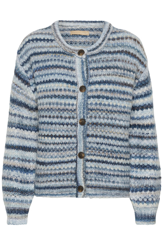 Culture CUhazel Cardigan Blue Melange Multi